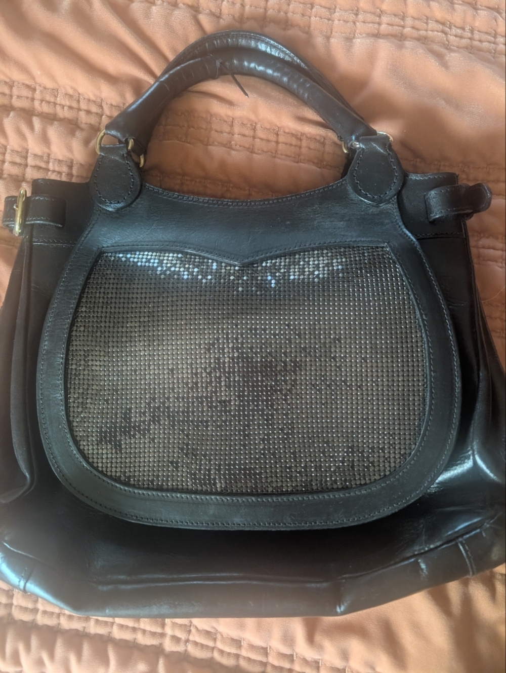Vinciane Stouvenaker Leather Purse Retail $799 Black Made In Italy